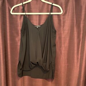 Staccato Elegant Black Draped Camisole